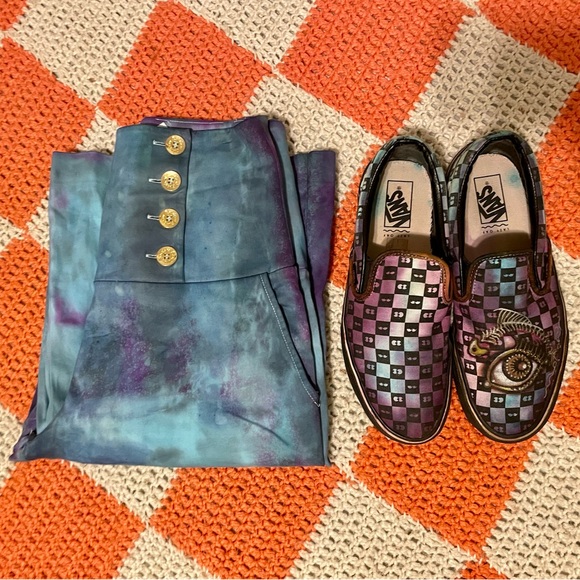 One-of-a-kind Hand-painted Marciano Sailor Trouser - Picture 11 of 15